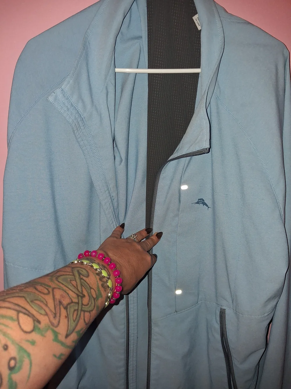 Tommy Bahama Marlin Lightweight Performance Full-Zip Jacket / Athletic Zip-Up